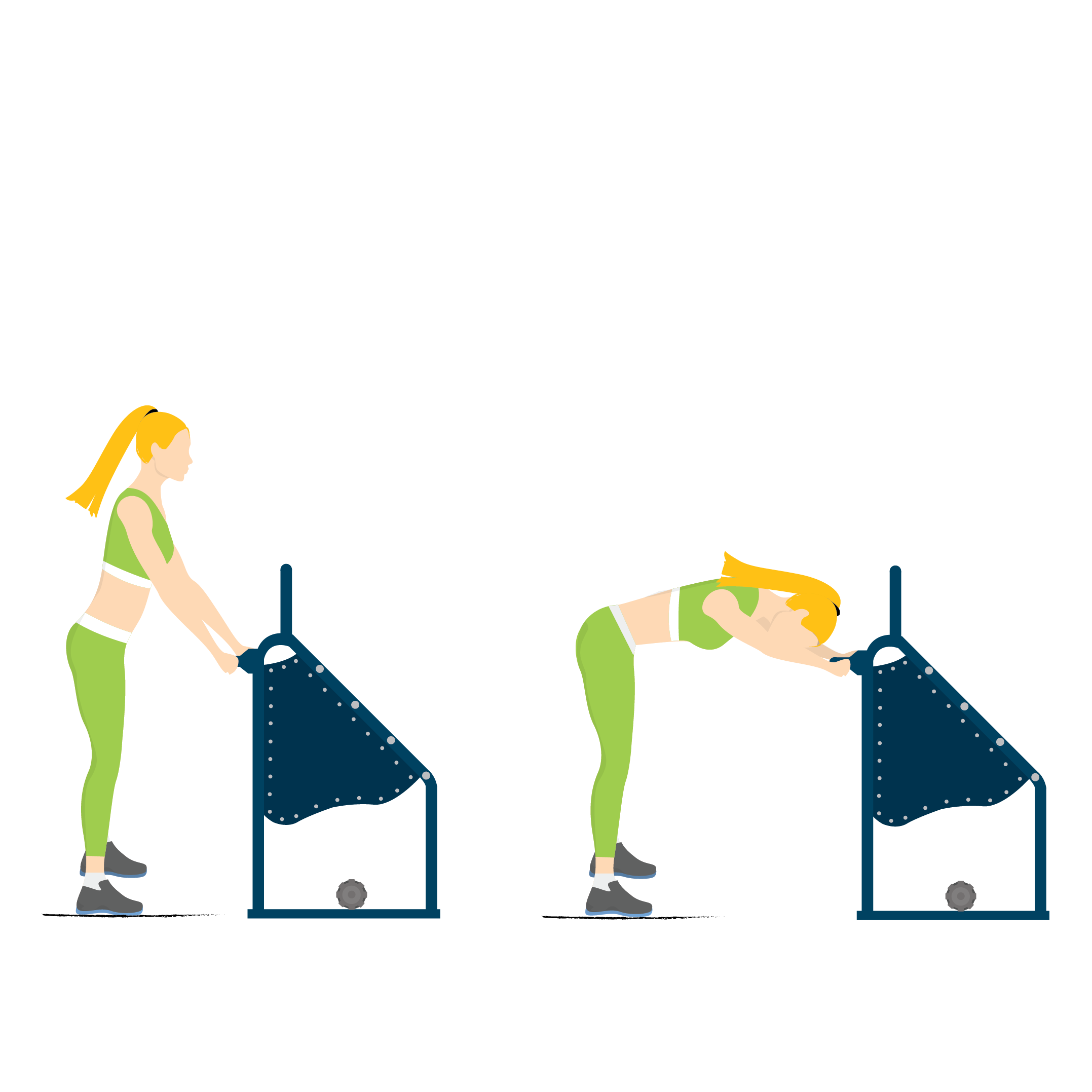 shoulder flexion stretch illustration