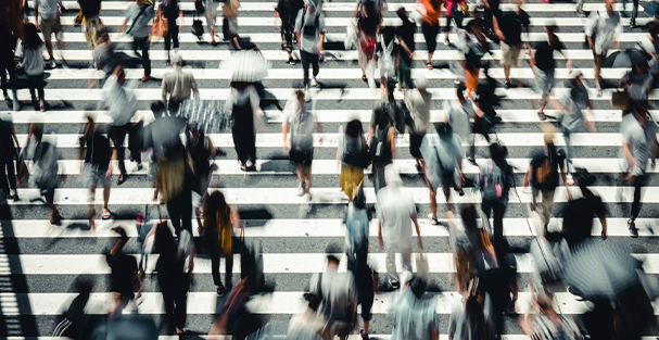 society busy streets