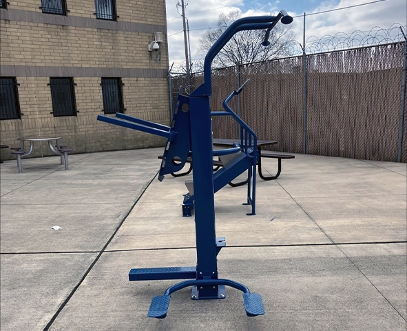 equipment outside a correctional facility