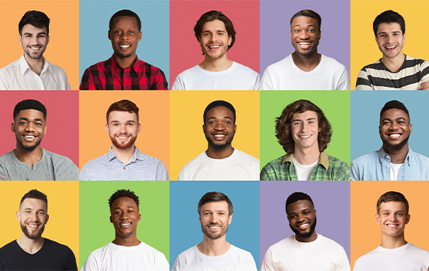 diverse men