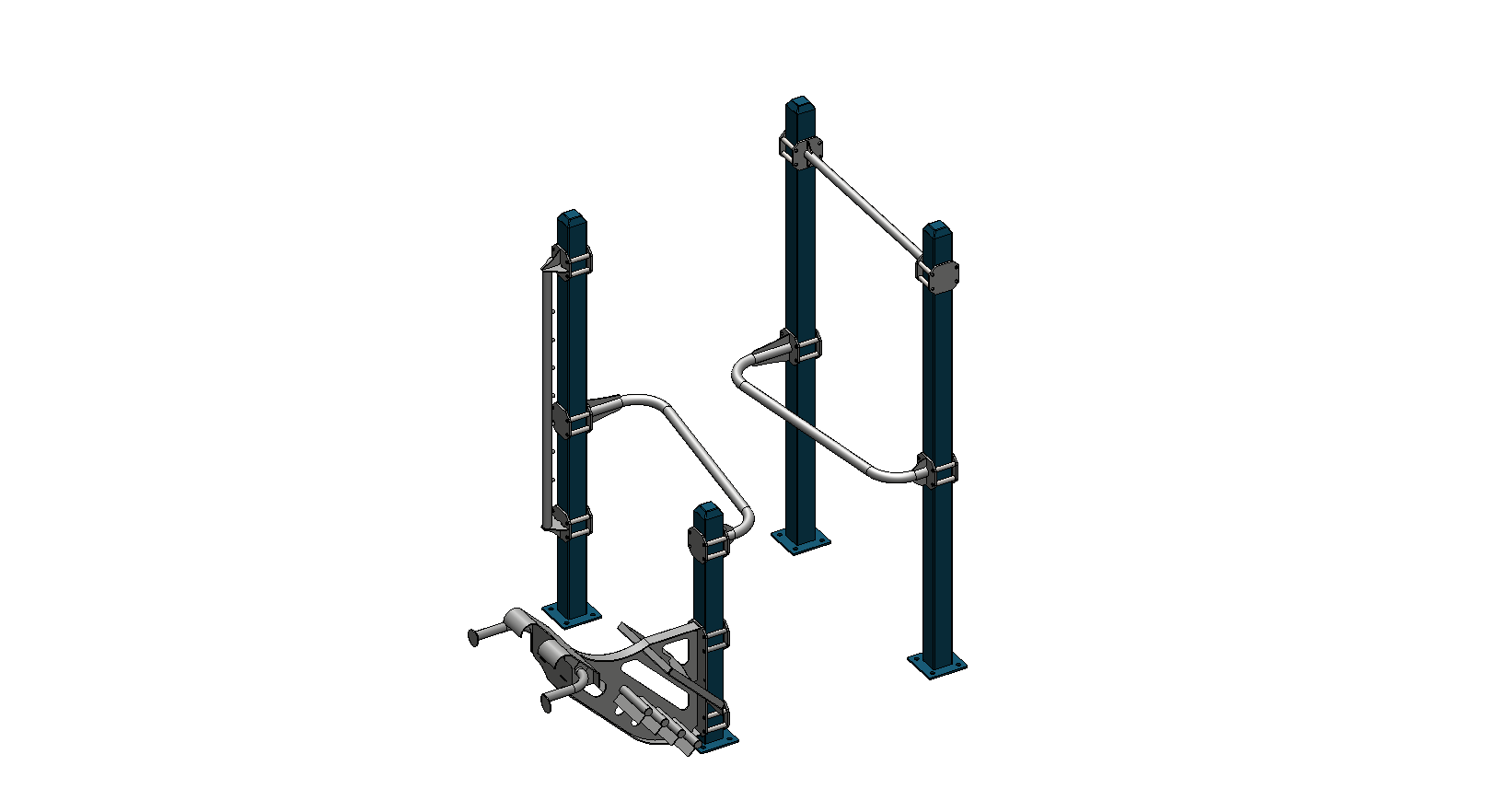 Cali-Rig 29 outdoor calisthenics equipment installed in a public park