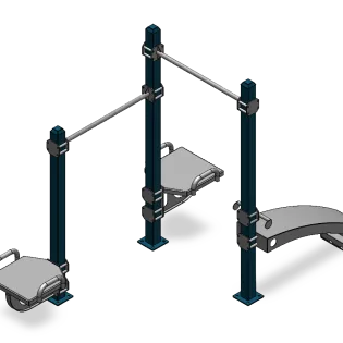 Cali-Rig 14 outdoor calisthenics equipment 