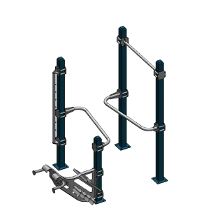Cali-Rig 29 outdoor calisthenics equipment installed in a public park