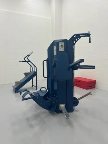 Outdoor-Fit Apollo Multigym installed in a county jail recreation area