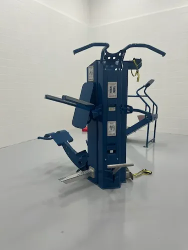 Apollo eight-station correctional multigym for secure strength and bodyweight training